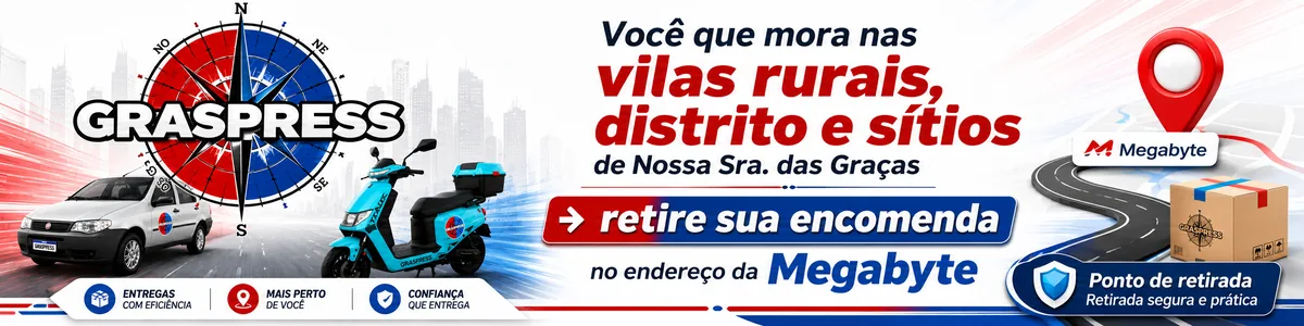 GRASPRESS: retirada de encomendas para moradores das vilas rurais, distrito e sítios de Nossa Senhora das Graças.