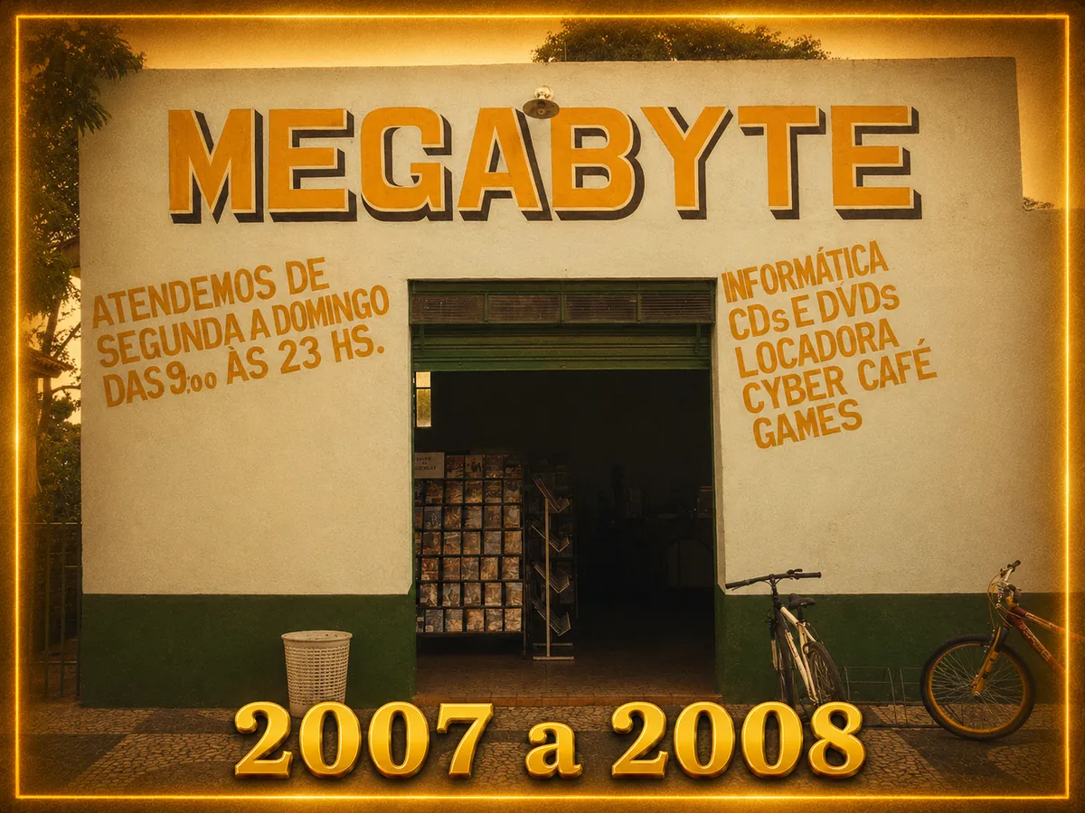 Fachada da Megabyte entre 2007 e 2008